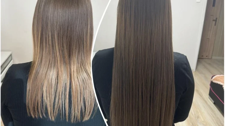Удължаване на коса по италианска методика с капси от кератин