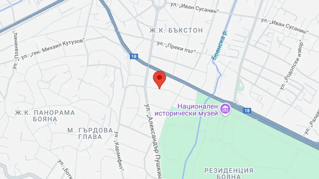 Виж Move by Dance Arena- кв.Бояна на карта Виж Move by Dance Arena- кв.Бояна на карта