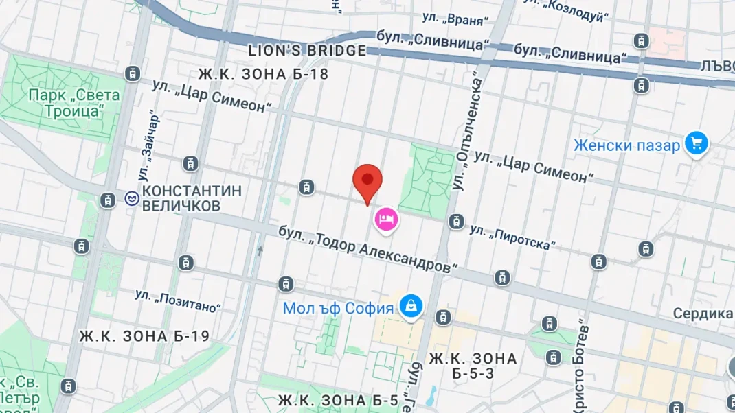 Виж The Pilates House на карта