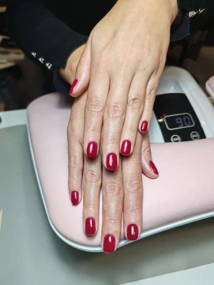 Гел лак + укрепване с база