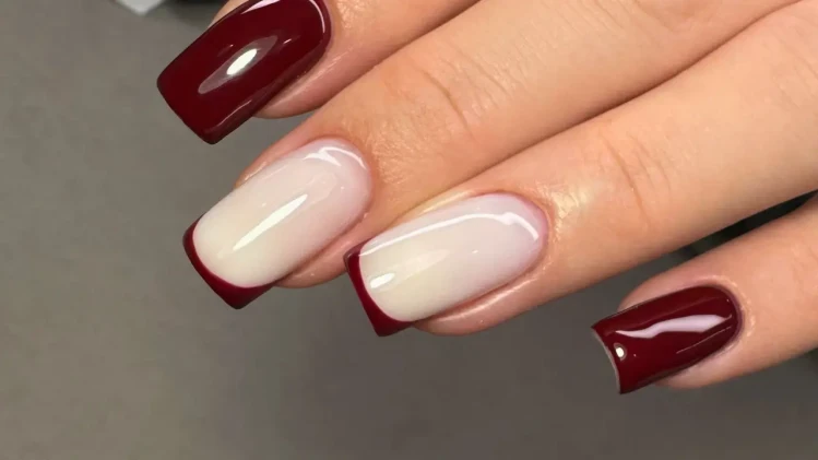 Френски маникюр с гел лак Френски маникюр с гел лак