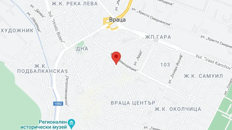 VIP Style Barber Shop Враца haritada görüntüle