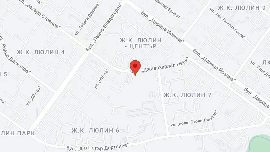 Виж Veraya Sport - Люлин / Йога / Пилатес / Аеробика на карта Виж Veraya Sport - Люлин / Йога / Пилатес / Аеробика на карта