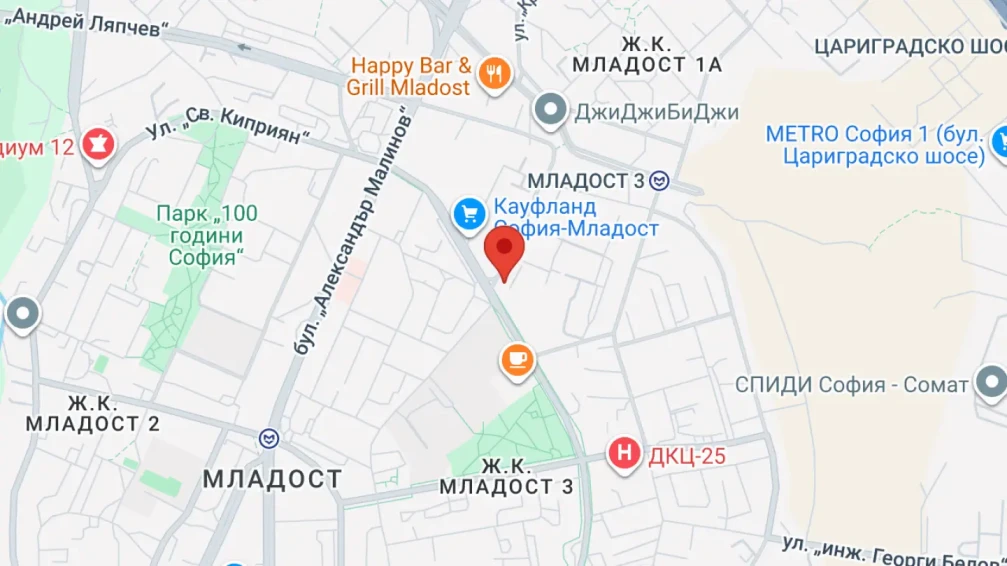 Виж Студио за масаж Жен Шен София на карта