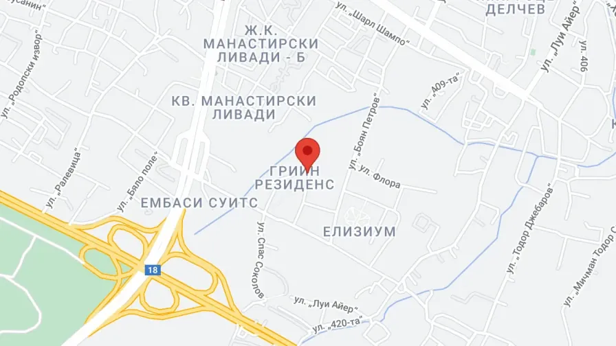 Виж T&D BEAUTY SALON GREEN RESIDENCE на карта