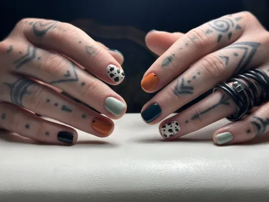 Маникюр с гел лак