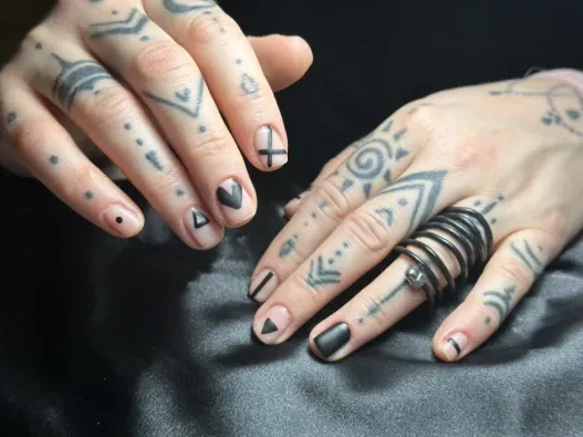 Маникюр с гел лак