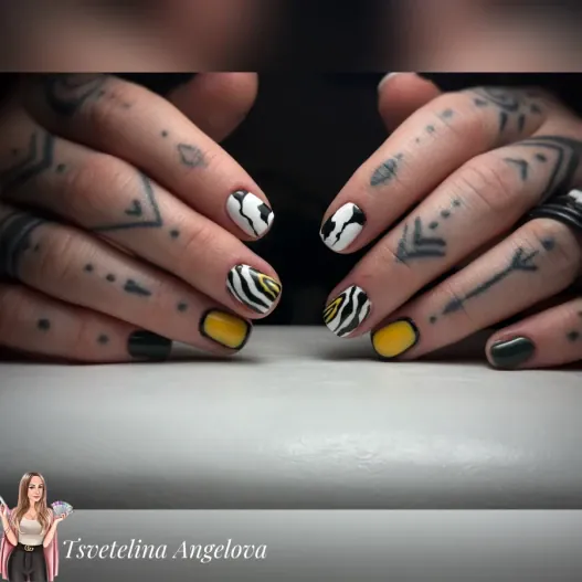 Маникюр с гел лак