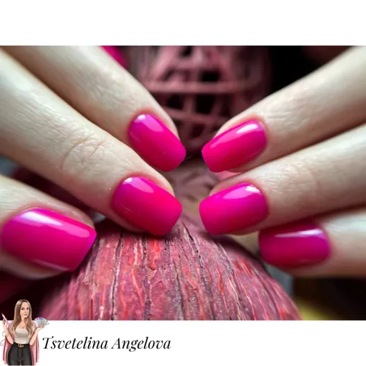 Маникюр с гел лак