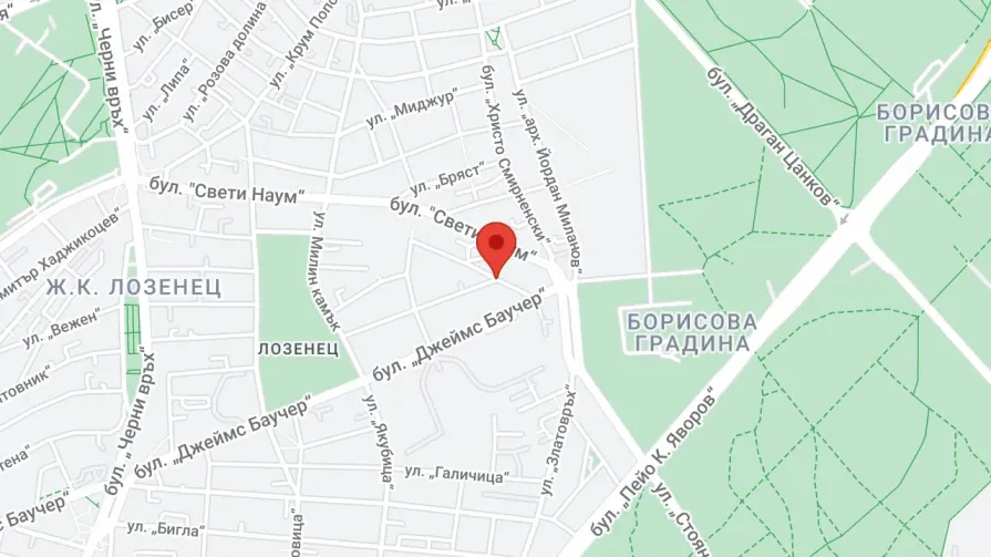 Προβολή OsteoStrong Лозенец στον χάρτη