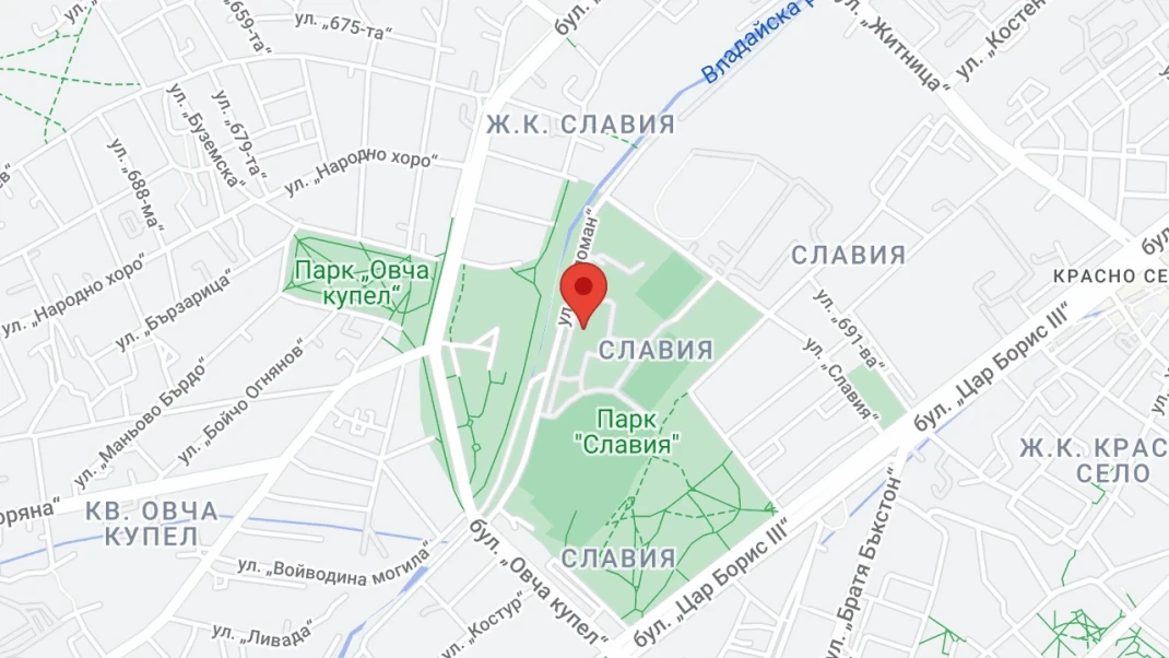 Виж С.О.К. Славия на карта Виж С.О.К. Славия на карта